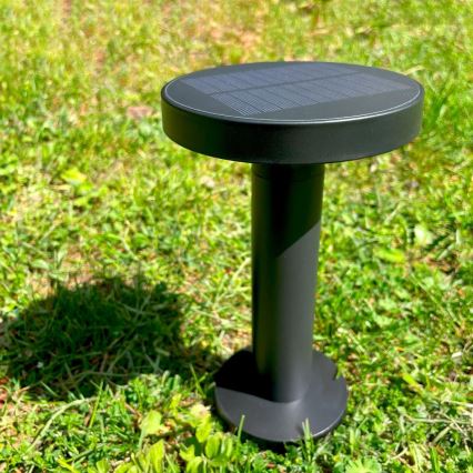 Zuma Line - LED prigušiva solarna punjiva stona lampa LED/2W/2000 mAh IP44 crna
