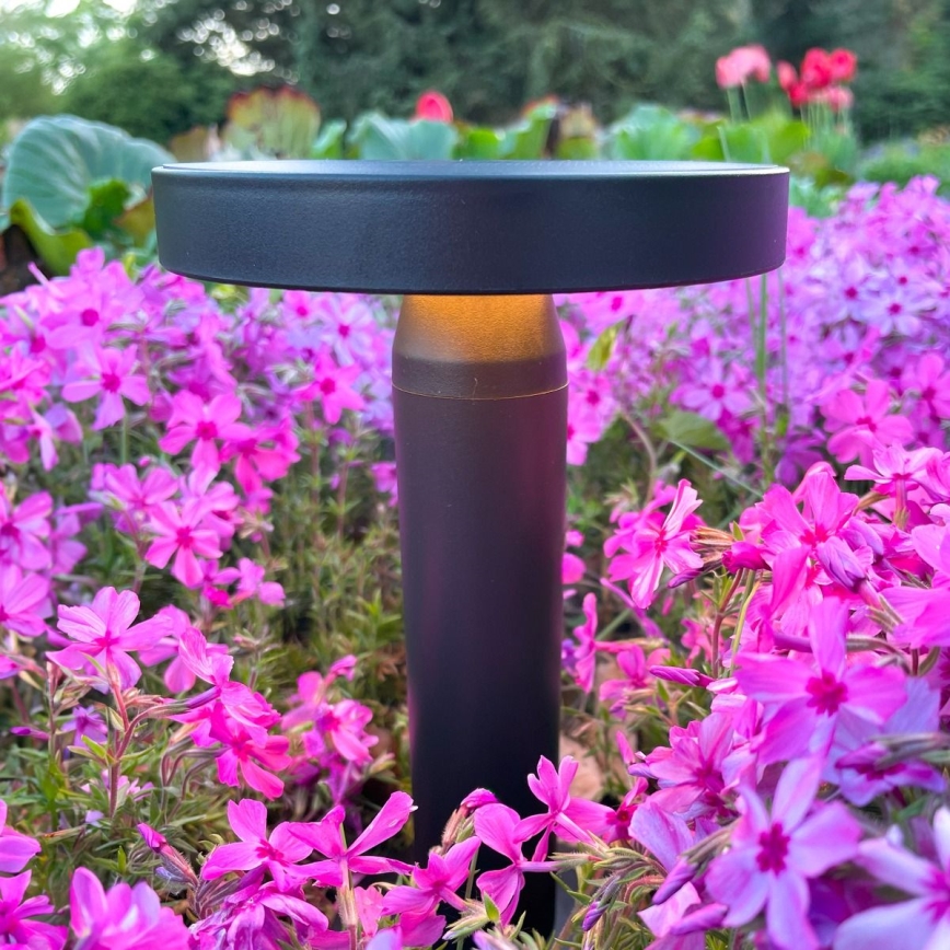 Zuma Line - LED prigušiva solarna punjiva stona lampa LED/2W/2000 mAh IP44 crna