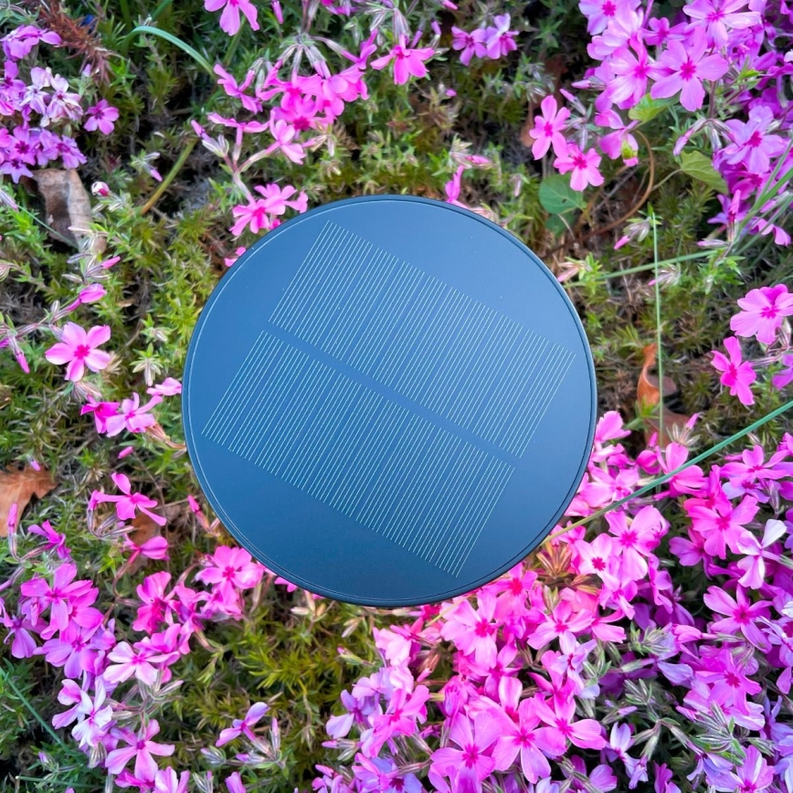 Zuma Line - LED prigušiva solarna punjiva stona lampa LED/2W/2000 mAh IP44 crna