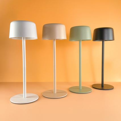 Zuma Line - LED prigušiva punjiva stona lampa LED/2W/1200 mAh IP44 crna