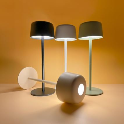 Zuma Line - LED prigušiva punjiva stona lampa LED/2W/1200 mAh IP44 crna
