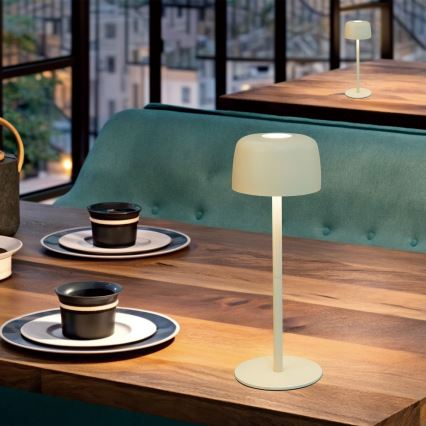 Zuma Line - LED prigušiva punjiva stona lampa LED/2W/1200 mAh IP44 krem