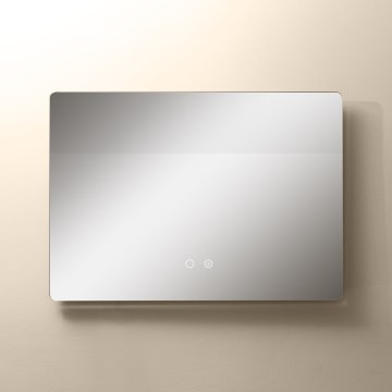 Zuma Line - LED kupatilsko zidno ogledalo sa grejanjem i LED pozadinskim osvetljenjem/24W/230V 3000/4000/6000K 70x50 cm IP44