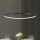 Zuma Line - LED luster na sajli LED/28W/230V 3000/4000/6000K, prečnik 60 cm, crna