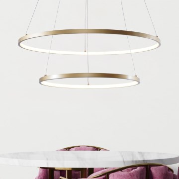 Zuma Line - LED luster na sajli LED/60W/230V 3000/4000/6000K prečnika 80 cm zlatna