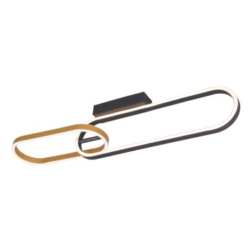 Zuma Line - LED plafonska svetiljka 2xLED/24W/230V crna/zlatna