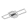 Zuma Line - LED prigušiva kristalni plafonski luster LED/52W/230V 2700-6000K crna + daljinski upravljač