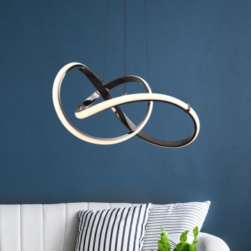 Zuma Line - LED prigušiva luster na sajli LED/44W/230V crna