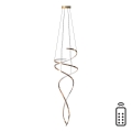 Zuma Line - LED prigušiva luster na sajli LED/68W/230V 3000/4000/6000K rose gold + daljinski upravljač