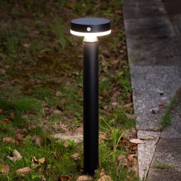 Zuma Line - LED solarna lampa sa senzorom pokreta i sumraka LED/4,5W/2000 mAh IP44 crna