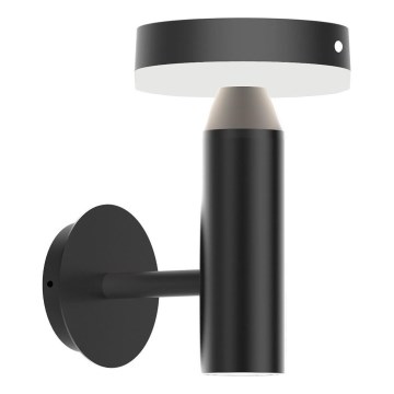 Zuma Line - LED solarna zidna lampa sa senzorom pokreta i sumraka LED/4,5W/2000 mAh IP44 crna