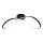 Zuma Line - LED stropni luster LED/45W/230V 3000/4000/6000K crna