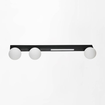 Zuma Line - LED zidno svetlo 3xG9/40W/230V + LED/6W crna