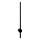 Zuma Line - LED zidno svetlo LED/8W/230V 60 cm crna