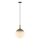 Zuma Line - Luster na sajli 1xE27/25W/230V prečnik 30 cm zlatna/crna