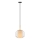Zuma Line - Luster na sajli 1xE27/25W/230V prečnika 22 cm zlatna/crna