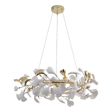 Zuma Line - Luster na sajli 6xG9/42W/230V, prečnik 74 cm, zlatna