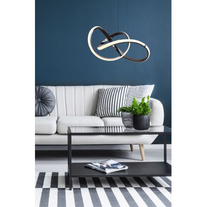 Zuma Line - LED prigušiva luster na sajli LED/44W/230V crna
