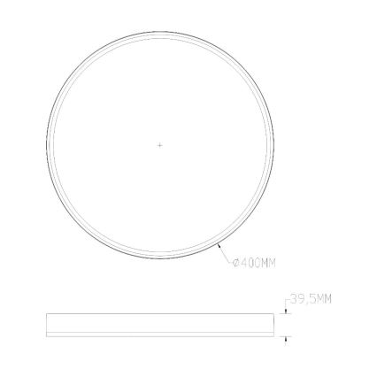 Zuma Line - LED RGBW prigušiva plafonska svetiljka LED/32W/230V + LED/8W 3000-6000K crna/zlatna + daljinski upravljač