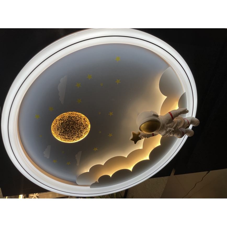 Zuma Line - LED prigušiva dečije plafonsko svetlo LED/42W/230V 3000/5700K astronaut