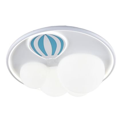 Zuma Line - prigušiva dečija LED stropna lampa LED/42W/230V 3000/5700K plava