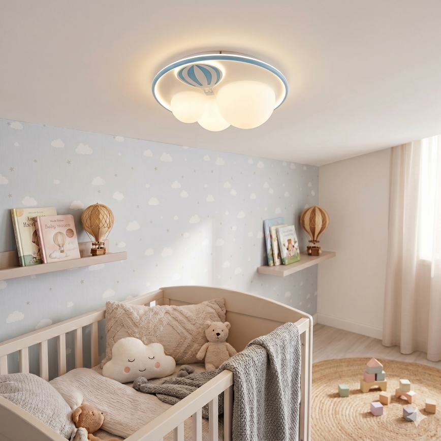 Zuma Line - prigušiva dečija LED stropna lampa LED/42W/230V 3000/5700K plava