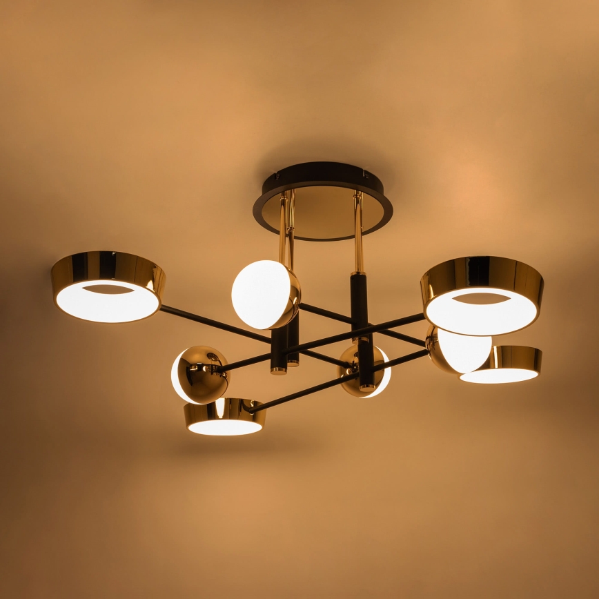 Zuma Line - LED plafonski luster sa prigušivanjem LED/60W/230V zlatna/crna
