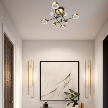 Zuma Line - LED plafonski luster sa prigušivanjem LED/60W/230V zlatna/crna