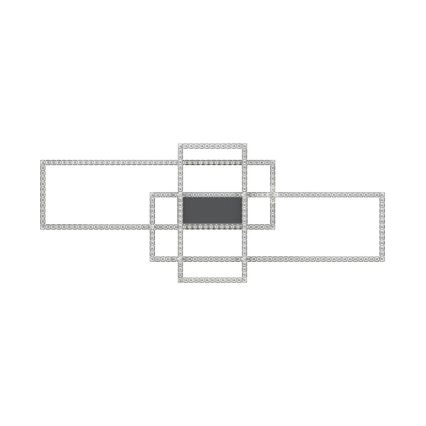 Zuma Line - LED prigušiva kristalni plafonski luster LED/52W/230V 2700-6000K crna + daljinski upravljač