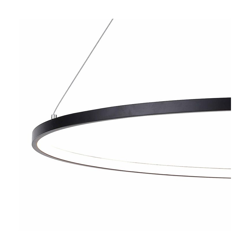Zuma Line - LED luster na sajli LED/40W/230V 3000/4000/6000K, prečnik 90 cm, crna