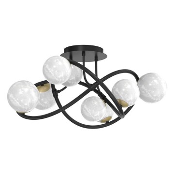 Zuma Line - Plafonski luster 8xG9/3,5W/230V crna