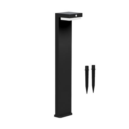 Zuma Line - LED solarna lampa sa senzorom pokreta i sumraka LED/4,5W/2000 mAh IP44 crna