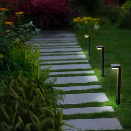 Zuma Line - LED solarna lampa sa senzorom pokreta i sumraka LED/4,5W/2000 mAh IP44 crna