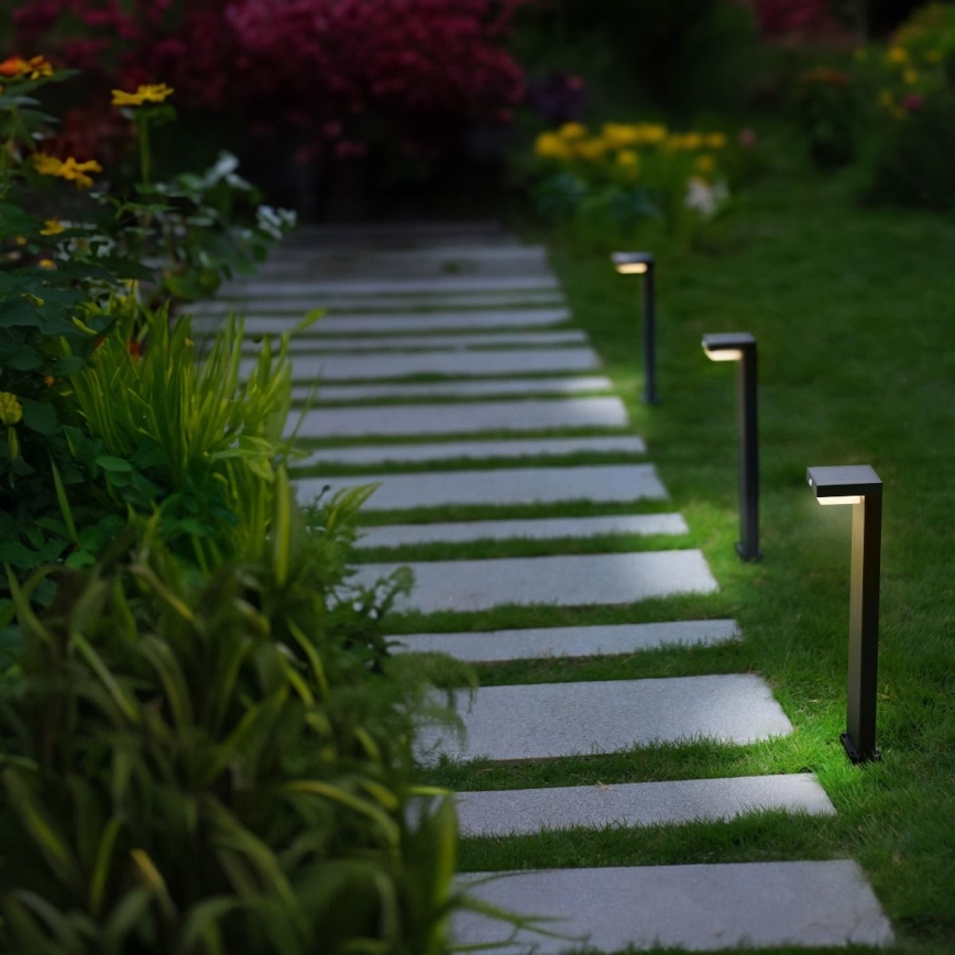 Zuma Line - LED solarna lampa sa senzorom pokreta i sumraka LED/4,5W/2000 mAh IP44 crna