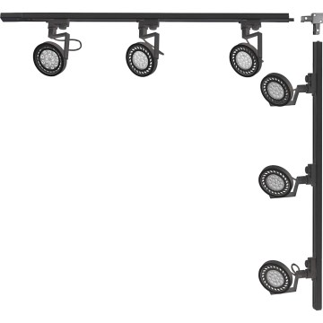 Zuma Line - Reflektorska svetiljka za šinski sistem 6xGU10/15W/230V crna