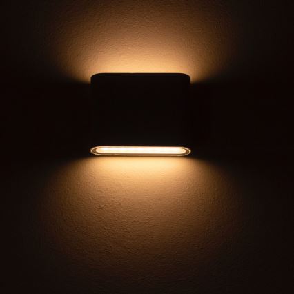 Zuma Line - LED spoljašnja zidna svetiljka LED/12W/230V IP65 crna
