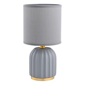 Zuma Line - Stona lampa 1xE14/40W/230V siva/zlatna