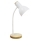 Zuma Line - Stona lampa 1xE27/40W/230V bela/hrast