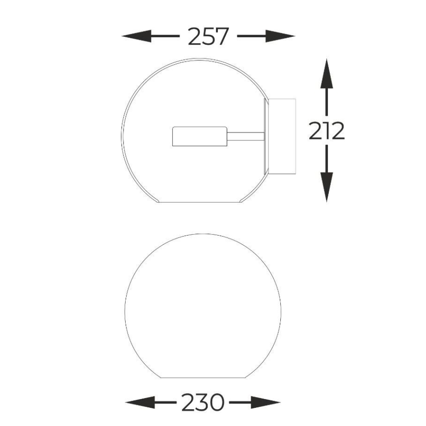Zuma Line - LED zidno svetlo LED/5W/230V sjajni hrom