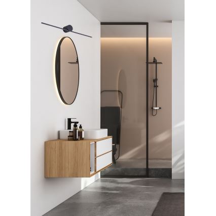 Zuma Line - LED kupatilsko osvetljenje za ogledalo LED/6W/230V 40 cm IP44 crno