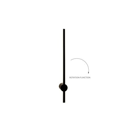 Zuma Line - LED zidno svetlo LED/8W/230V 60 cm crna