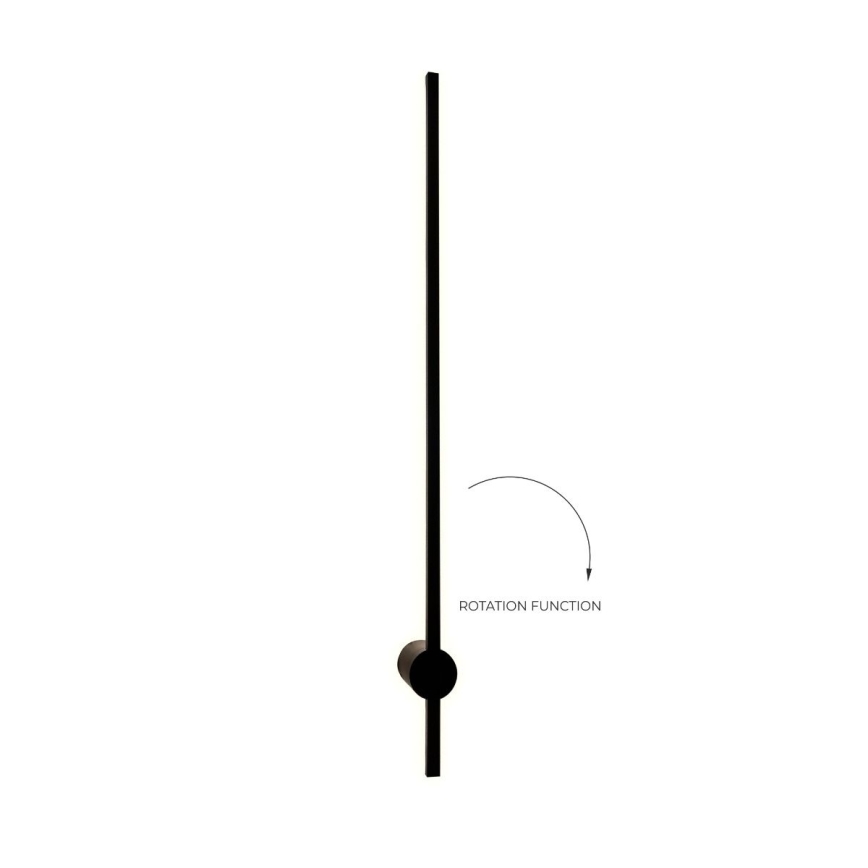 Zuma Line - LED zidno svetlo LED/12W/230V 90 cm crno