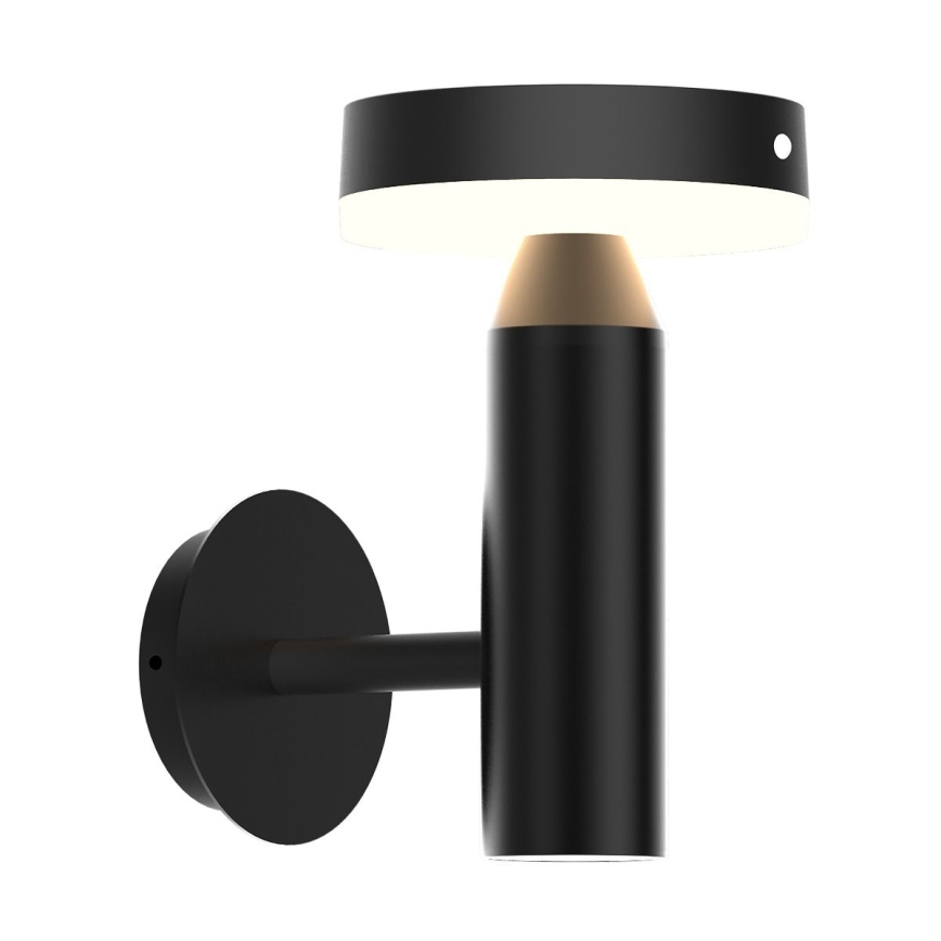 Zuma Line - LED solarna zidna lampa sa senzorom pokreta i sumraka LED/4,5W/2000 mAh IP44 crna
