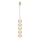 Zuma Line - zlatni LED luster na sajli LED/30W/230V